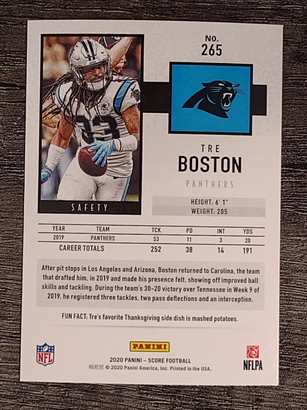 2020 Score #265 Tre Boston