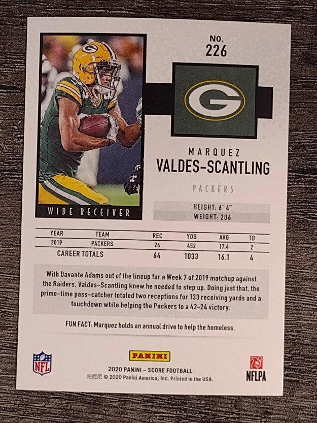 2020 Score #226 Marquez Valdes-Scantling