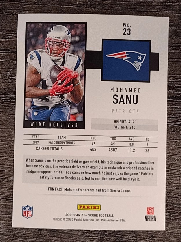 2020 Score #23 Mohamed Sanu