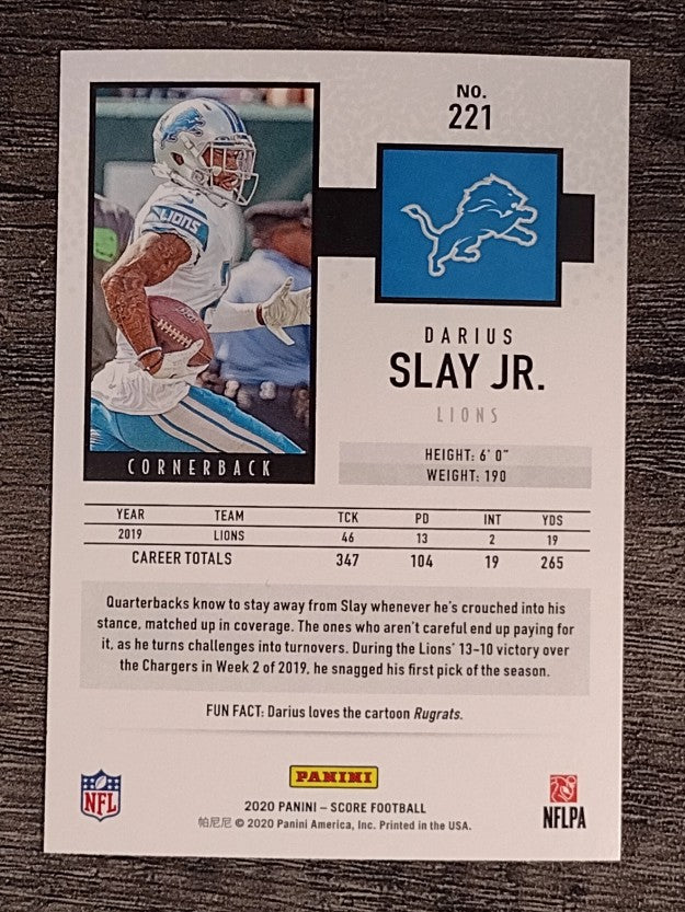 2020 Score #221 Darius Slay Jr.