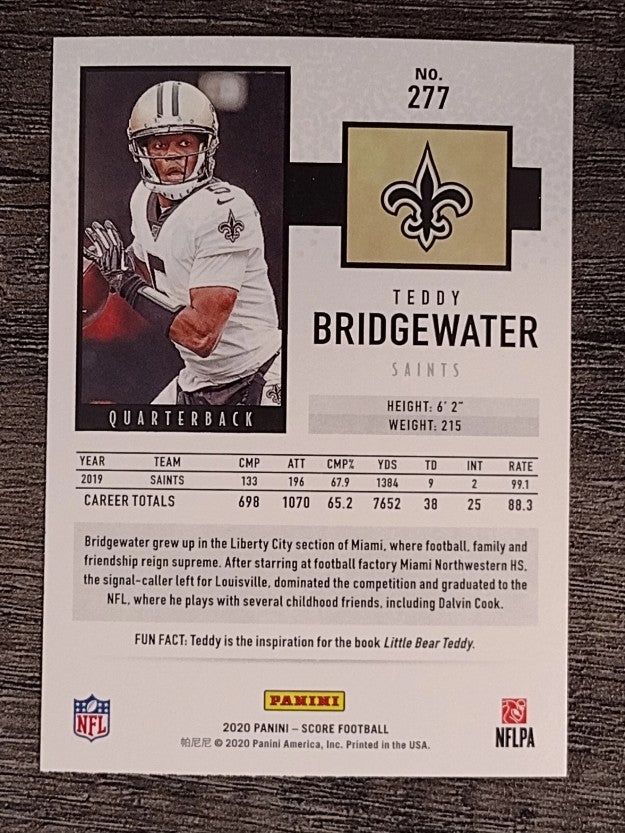 2020 Score #277 Teddy Bridgewater