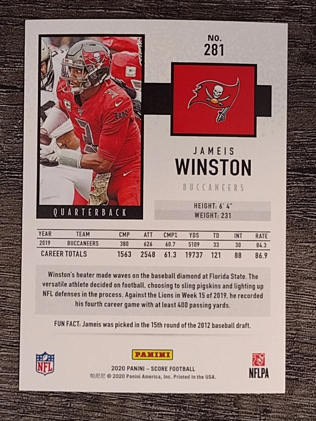 2020 Score #281 Jameis Winston