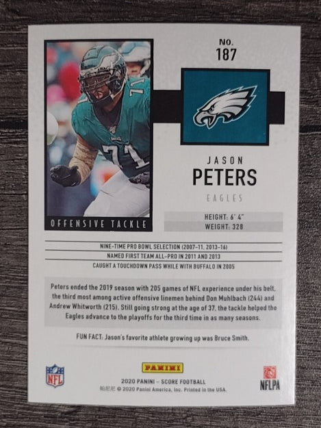 2020 Score #187 Jason Peters