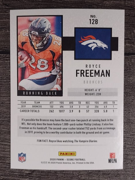 2020 Score #128 Royce Freeman