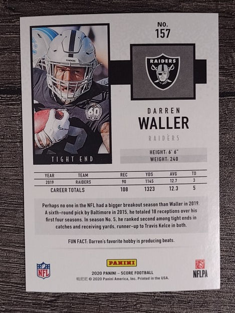 2020 Score #157 Darren Waller