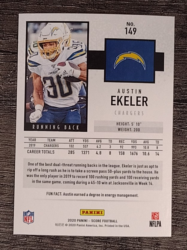 2020 Score #149 Austin Ekeler