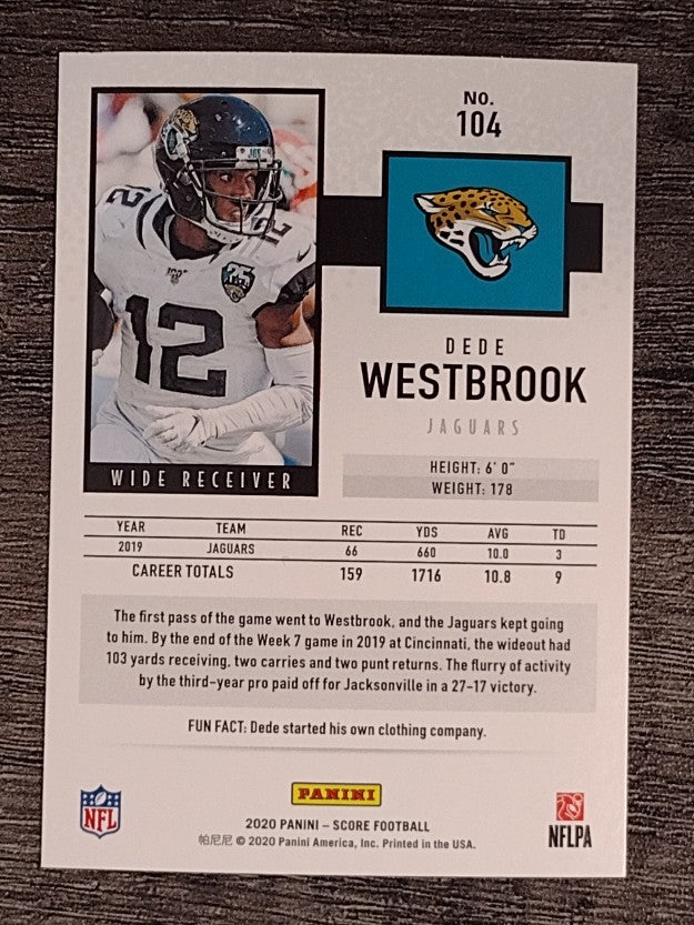 2020 Score #104 Dede Westbrook