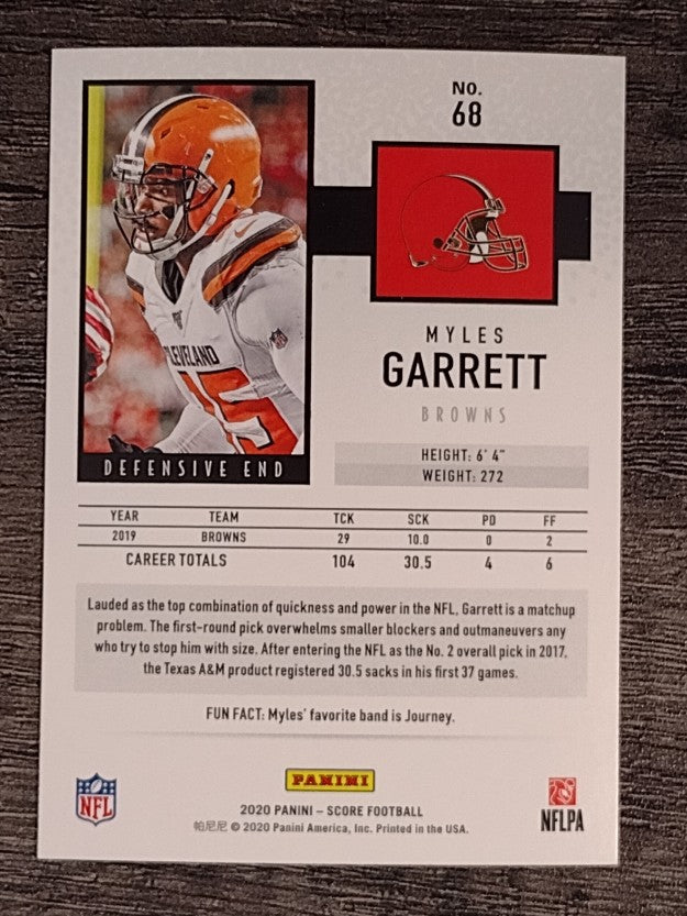 2020 Score #68 Myles Garrett