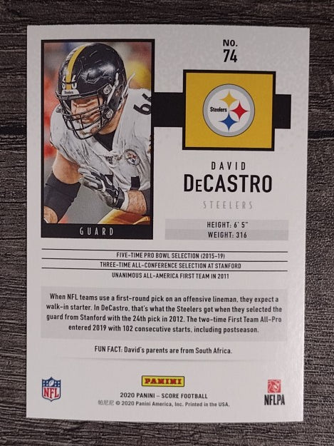 2020 Score #74 David DeCastro