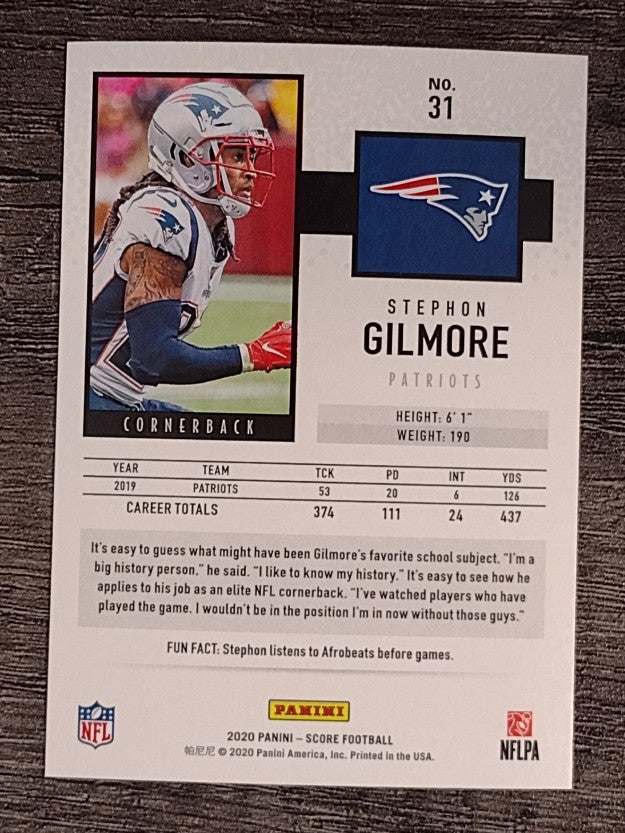 2020 Score #31 Stephon Gilmore