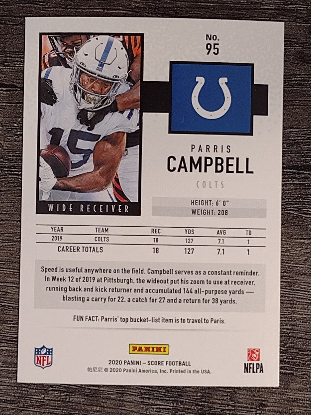 2020 Score #95 Parris Campbell