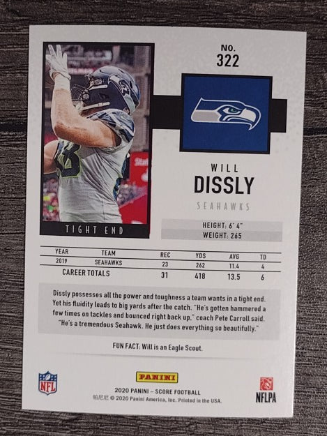 2020 Score #322 Will Dissly
