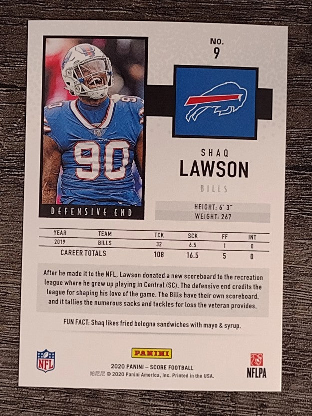 2020 Score #9 Shaq Lawson