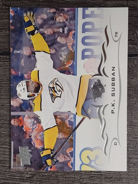 2018-19 Upper Deck #355 P.K. Subban