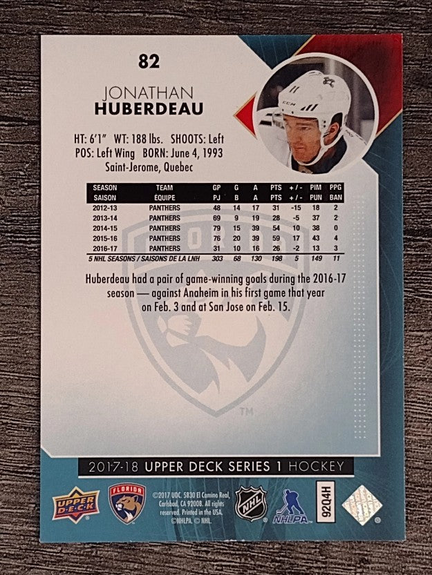 2017-18 Upper Deck #82 Jonathan Huberdeau
