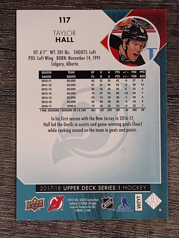 2017-18 Upper Deck #117 Taylor Hall