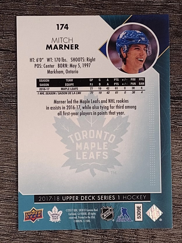 2017-18 Upper Deck #174 Mitch Marner