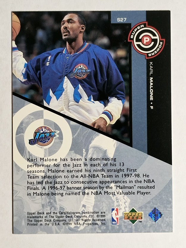 1998-99 Upper Deck Super Powers #S27 Karl Malone
