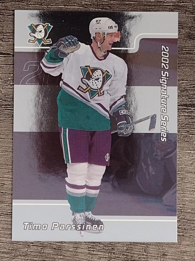 2001-02 BAP Signature Series #224 Timo Parssinen RC