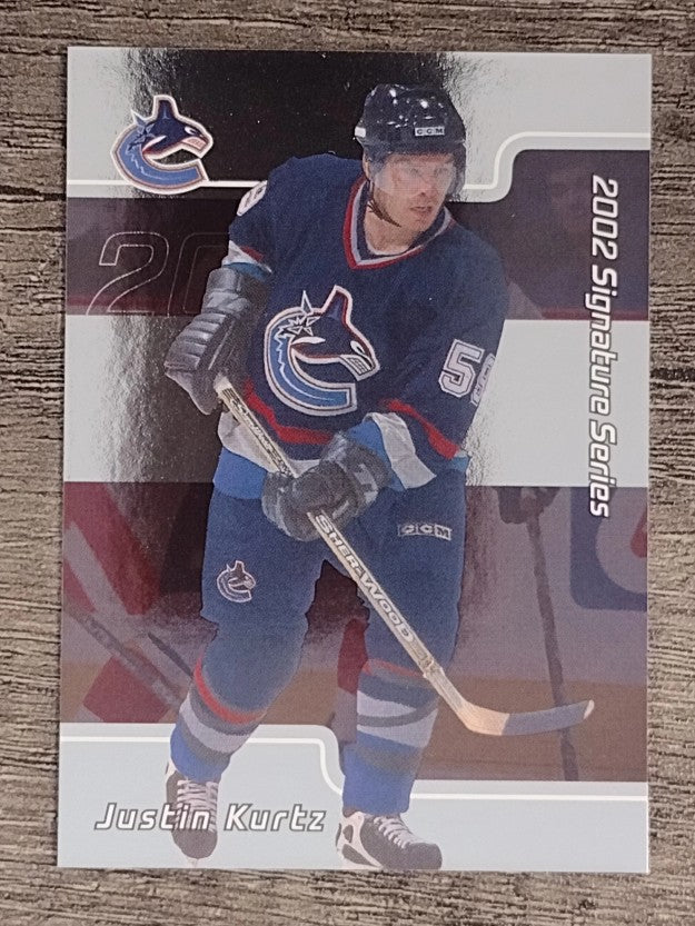 2001-02 BAP Signature Series #205 Justin Kurtz RC