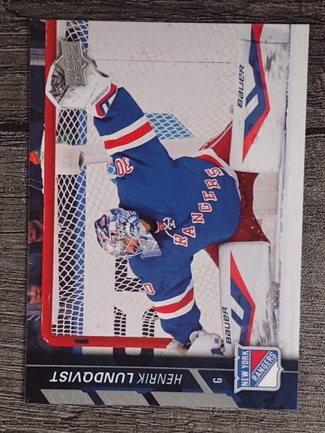 2015-16 Upper Deck #382 Henrik Lundqvist
