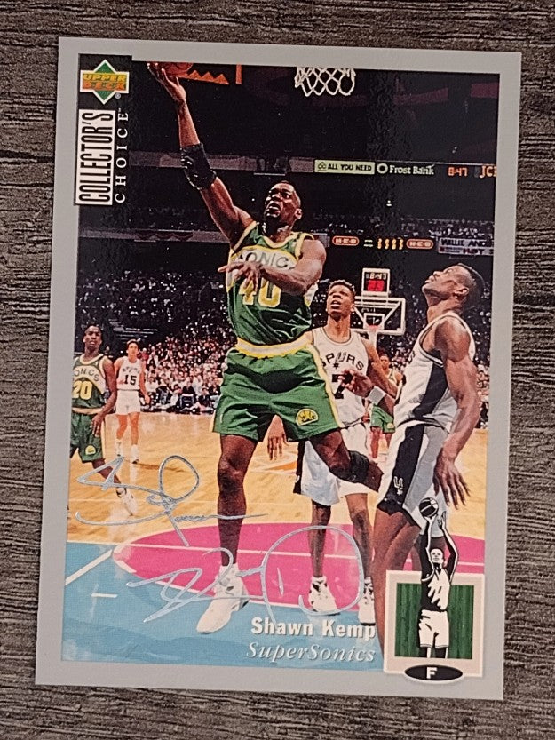 1994-95 Collector's Choice Silver Signature #140 Shawn Kemp