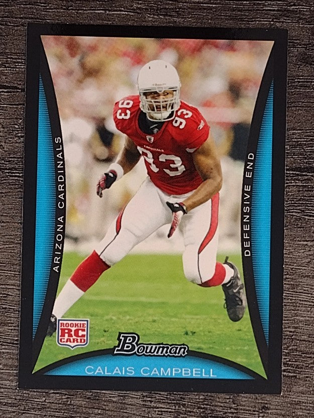 2008 Bowman #238 Calais Campbell RC