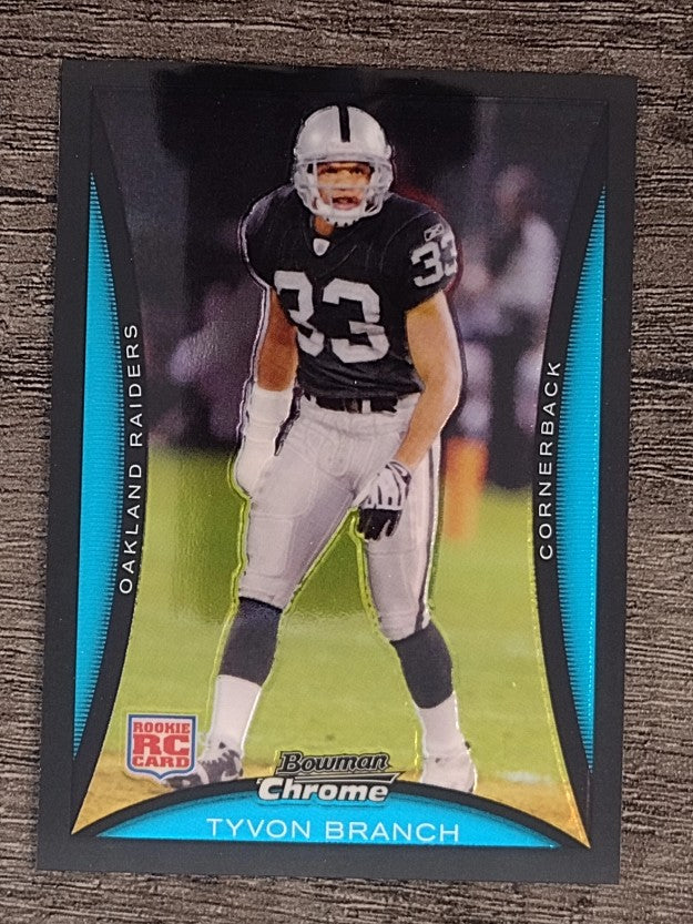 2008 Bowman Chrome #BC17 Tyvon Branch RC