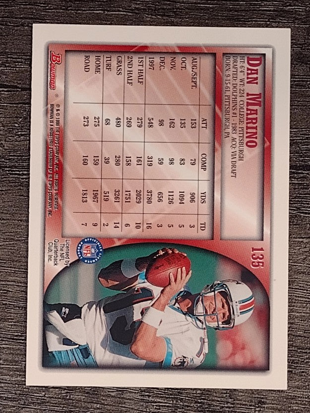 1998 Bowman #135 Dan Marino (NM)