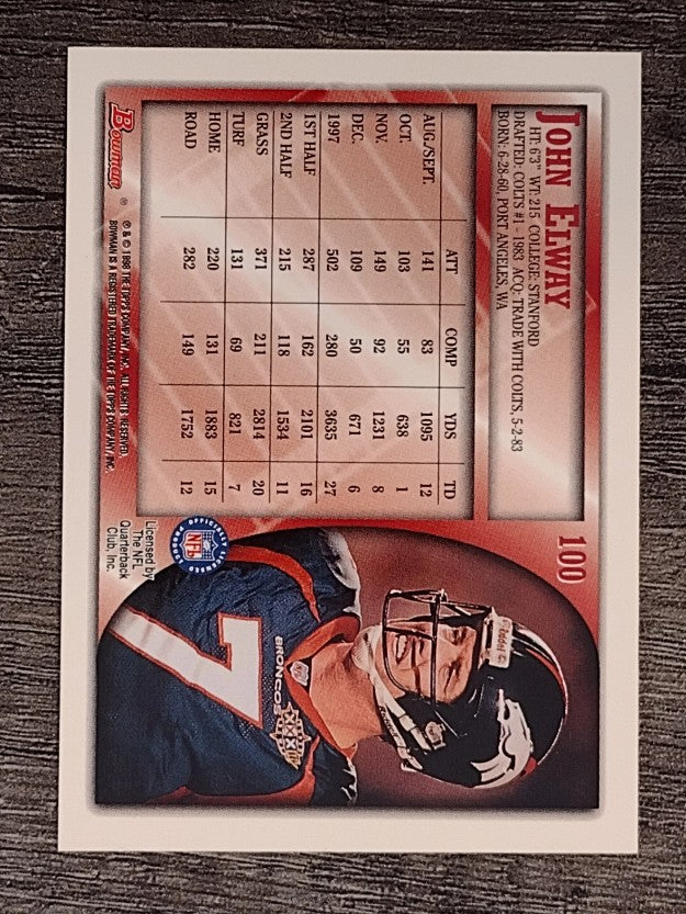 1998 Bowman #100 John Elway (NM)
