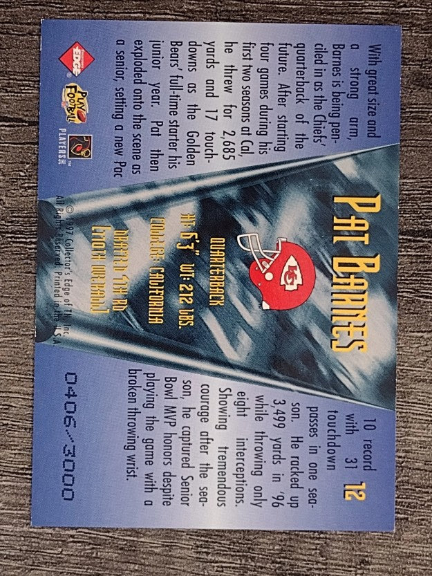 1997 Collector's Edge Masters Crucibles #12 Pat Barnes