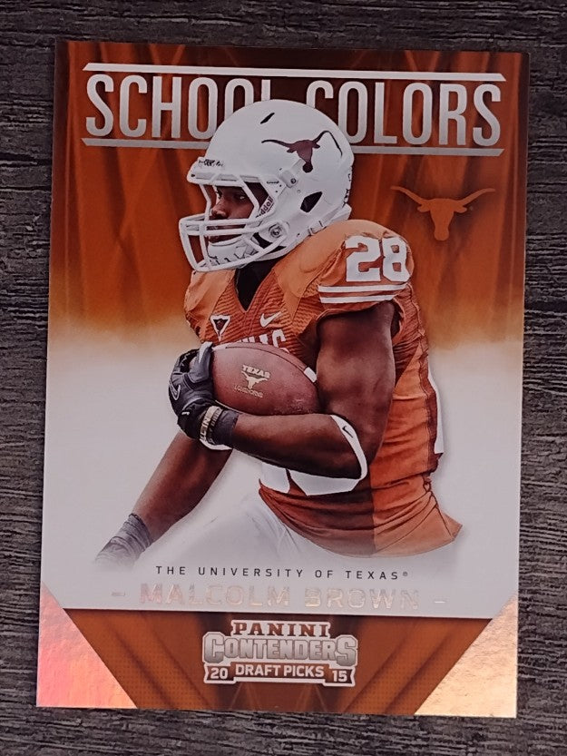 2015 Panini Contenders Draft Picks School Colors #24 Malcolm Brown