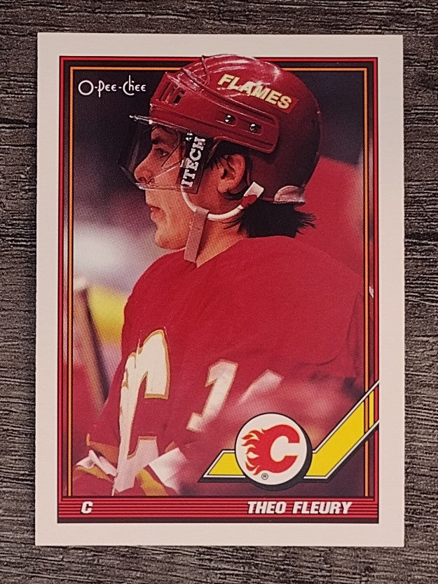 1991-92 O-Pee-Chee #282 Theo Fleury