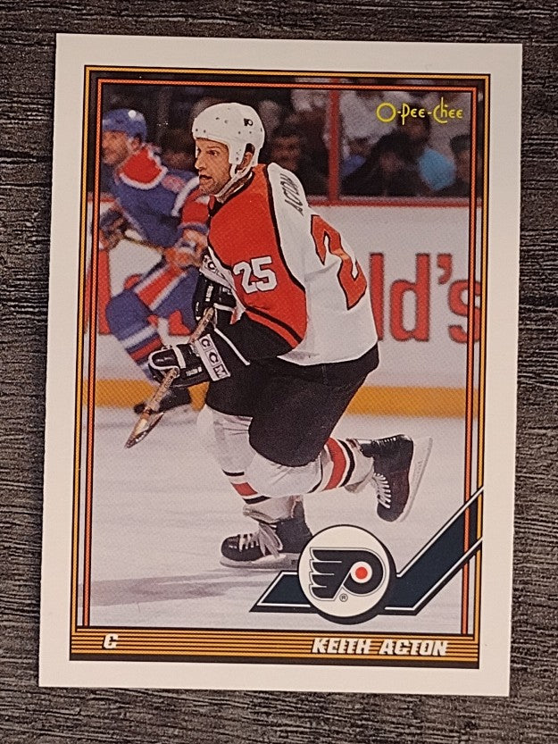 1991-92 O-Pee-Chee #77 Keith Acton