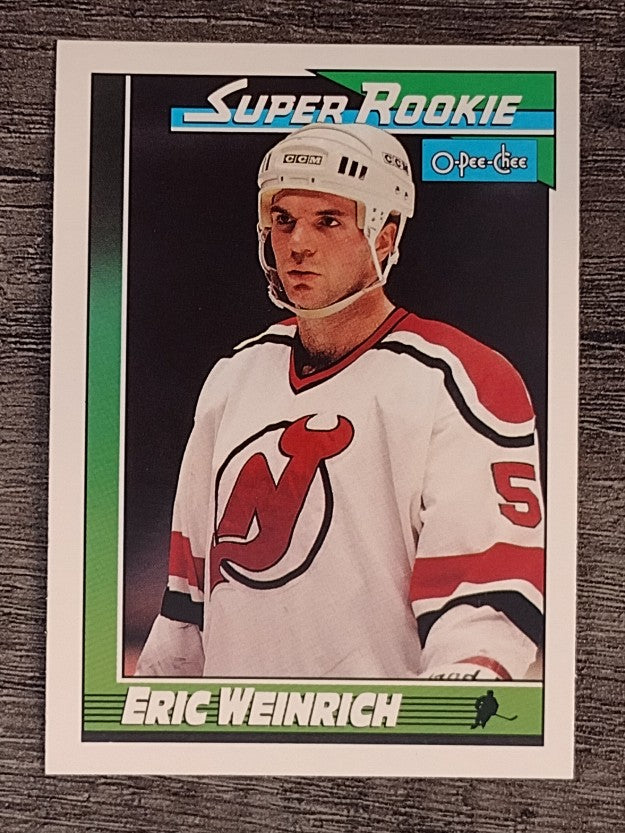 1991-92 O-Pee-Chee #10 Eric Weinrich SR