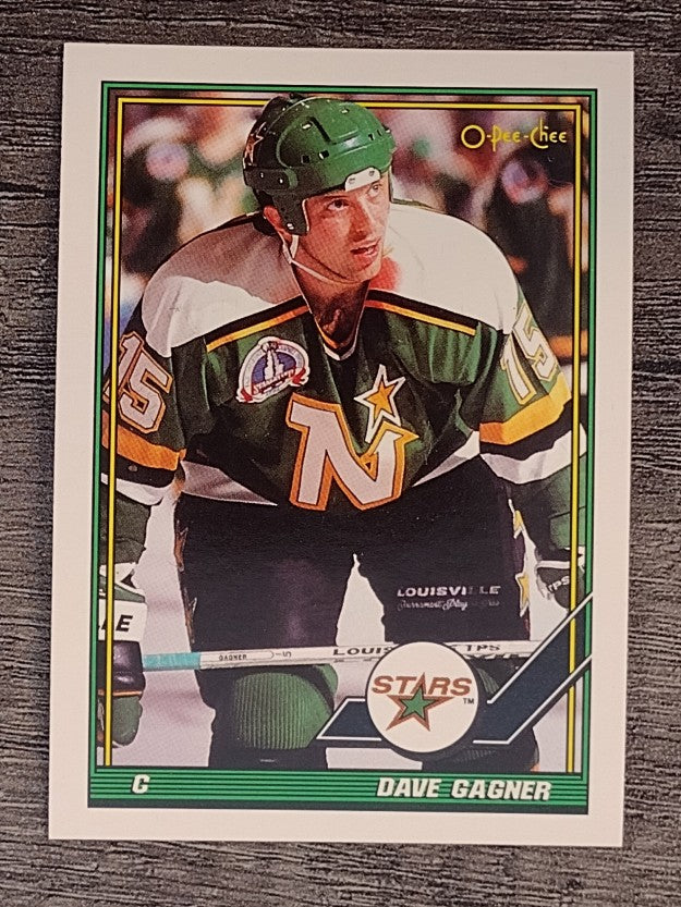 1991-92 O-Pee-Chee #74 Dave Gagner