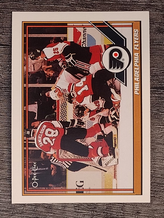 1991-92 O-Pee-Chee #329 Flyers Team