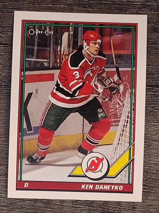 1991-92 O-Pee-Chee #118 Ken Daneyko