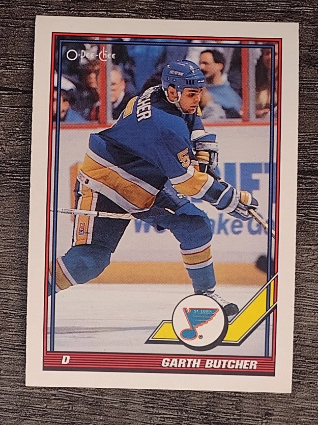 1991-92 O-Pee-Chee #204 Garth Butcher