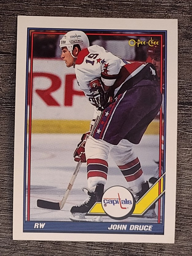 1991-92 O-Pee-Chee #206 John Druce