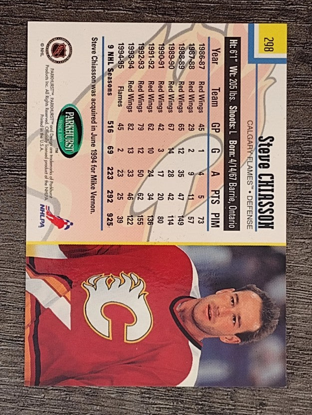 1995-96 Parkhurst International #298 Steve Chiasson