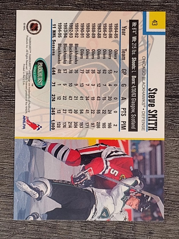 1995-96 Parkhurst International #43 Steve Smith