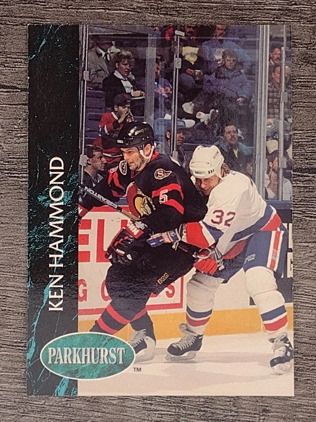 1992-93 Parkhurst #358 Ken Hammond