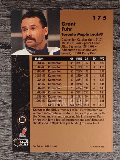 1991-92 Parkhurst #175 Grant Fuhr