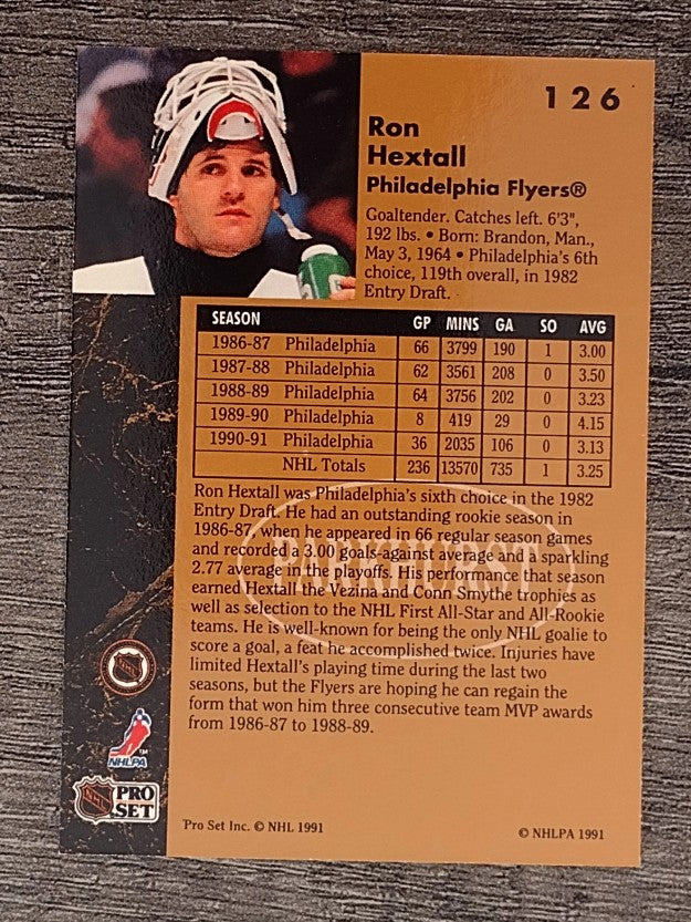 1991-92 Parkhurst #126 Ron Hextall
