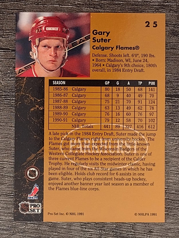 1991-92 Parkhurst #25 Gary Suter