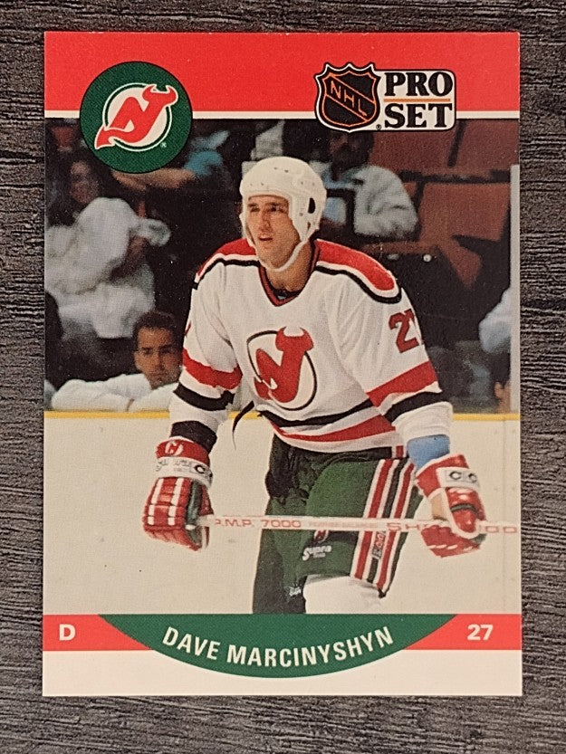 1990-91 Pro Set #623 David Marcinyshyn RC