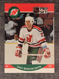 1990-91 Pro Set #623 David Marcinyshyn RC