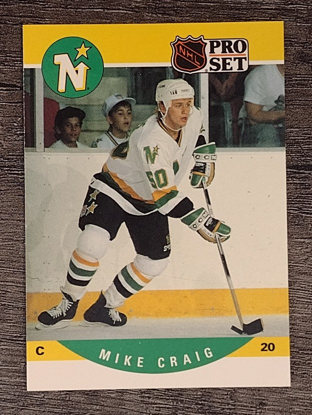 1990-91 Pro Set #613 Mike Craig RC