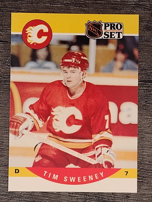 1990-91 Pro Set #597 Tim Sweeney RC